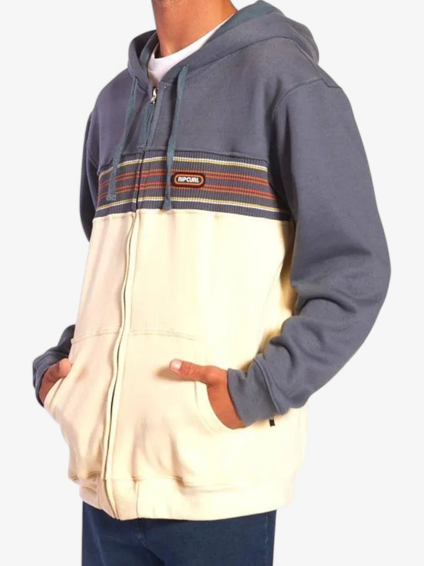 Campera Rip Curl Surf Revival Crema Azul - Indy