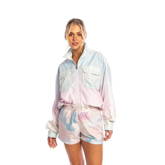 Campera Rompeviento Rusty Acid Sky Windbreaker Mujer Multicolor - Indy