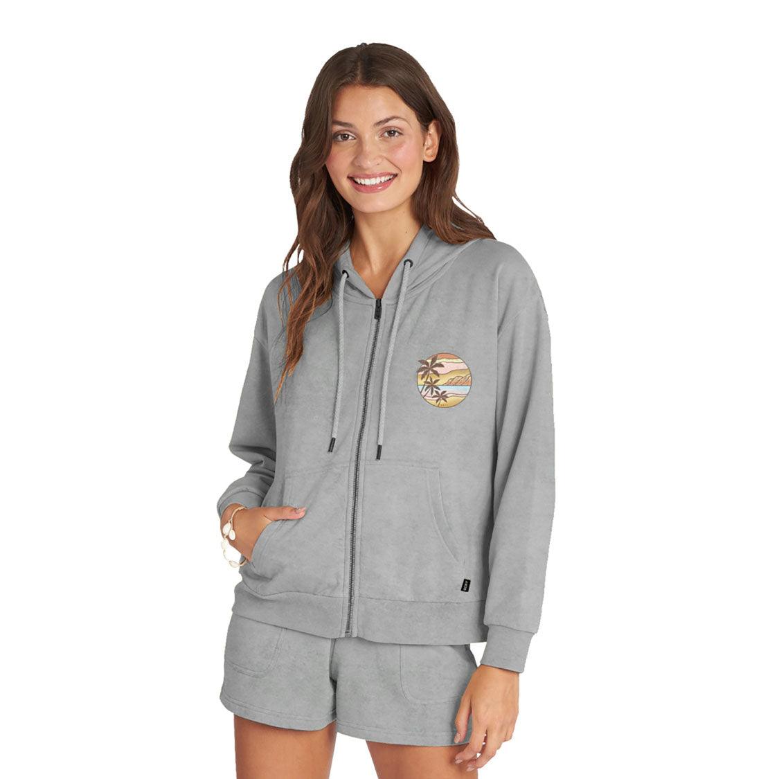Campera Roxy Evening Hike Gris - Indy