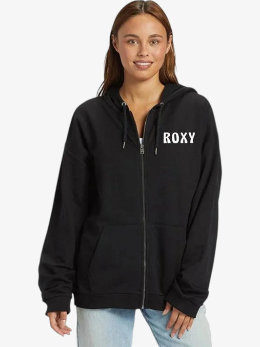 Campera Roxy Logo Negro