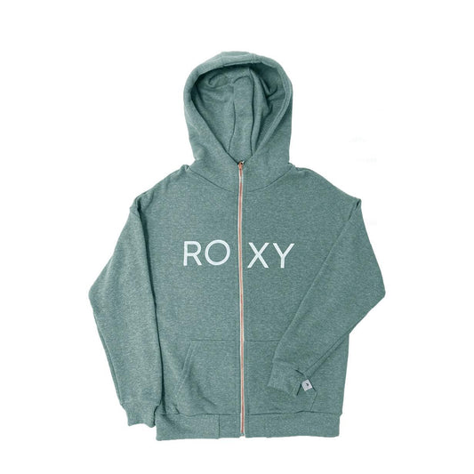 Campera Roxy Logo Niña Verde Claro - Indy