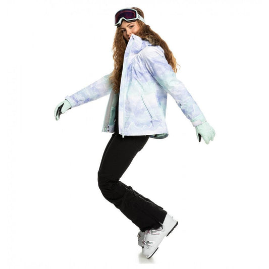 Campera Roxy Snow Jet Ski Se Verde Agua Azul Print - Indy
