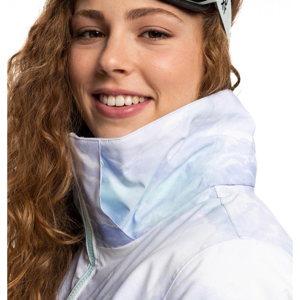 Campera Roxy Snow Jet Ski Se Verde Agua Azul Print - Indy