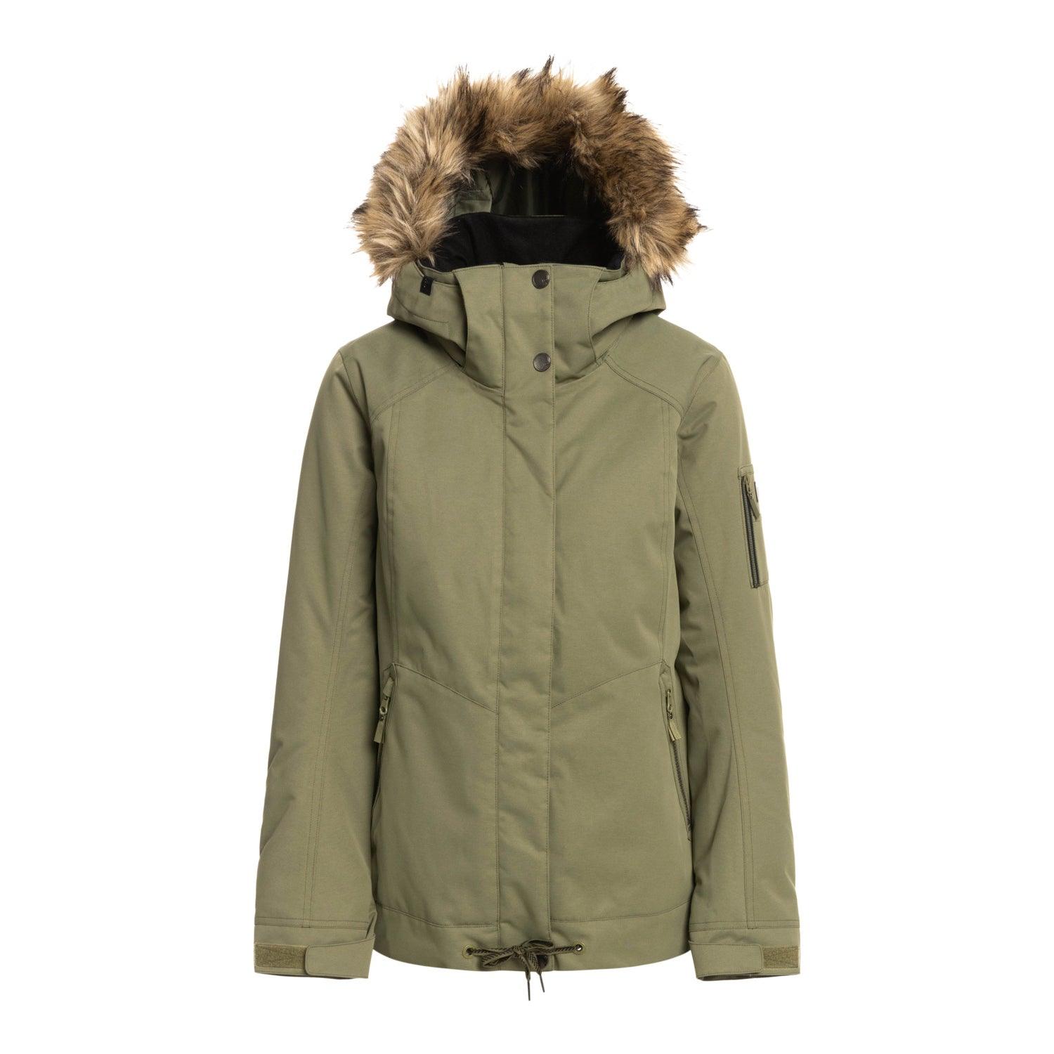 Campera Roxy Snow Meade Verde Militar - Indy