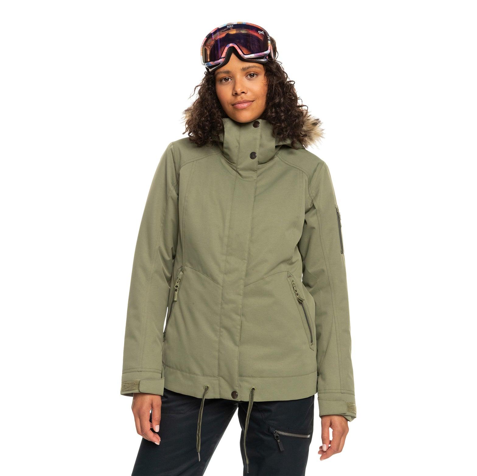 Campera Roxy Snow Meade Verde Militar - Indy