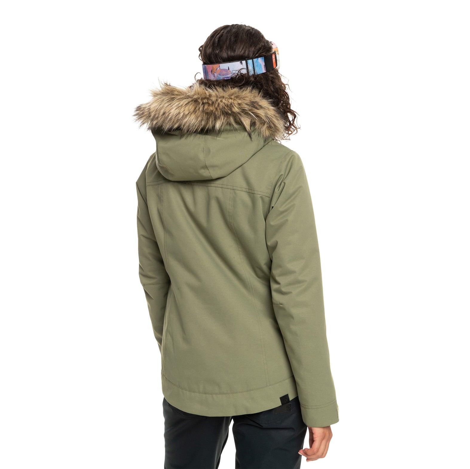 Campera Roxy Snow Meade Verde Militar - Indy