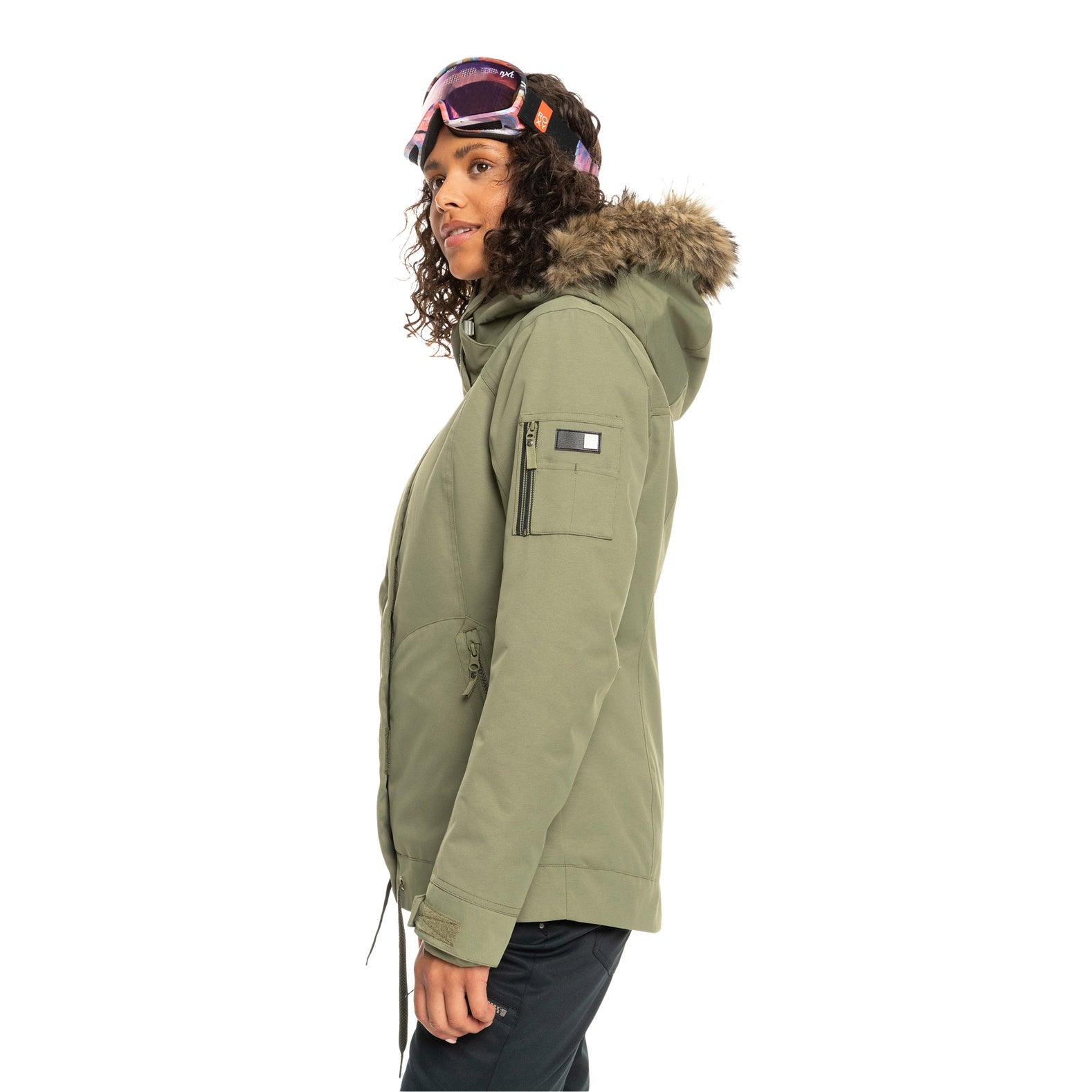 Campera Roxy Snow Meade Verde Militar - Indy