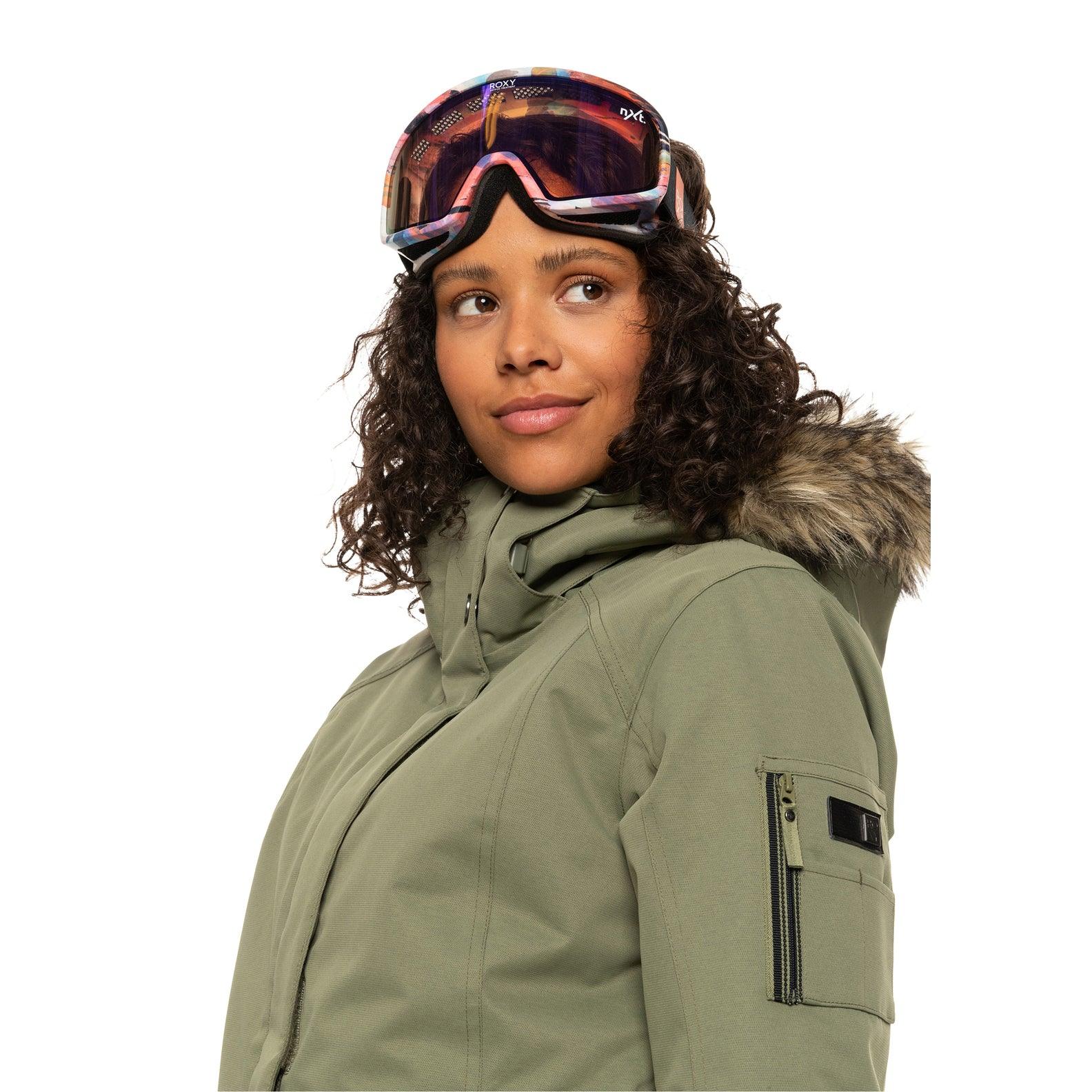 Campera Roxy Snow Meade Verde Militar - Indy