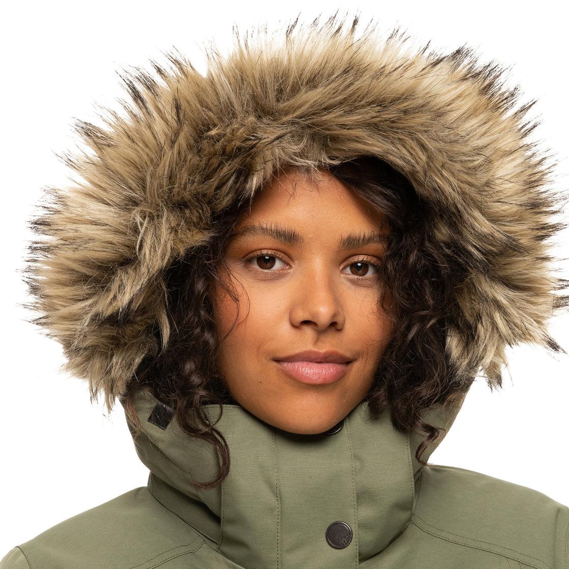 Campera Roxy Snow Meade Verde Militar - Indy