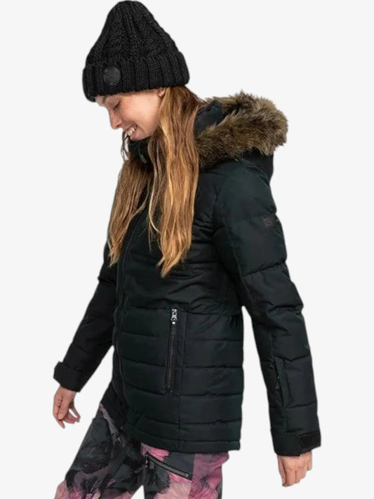 Campera Roxy Snow Quinn Negro