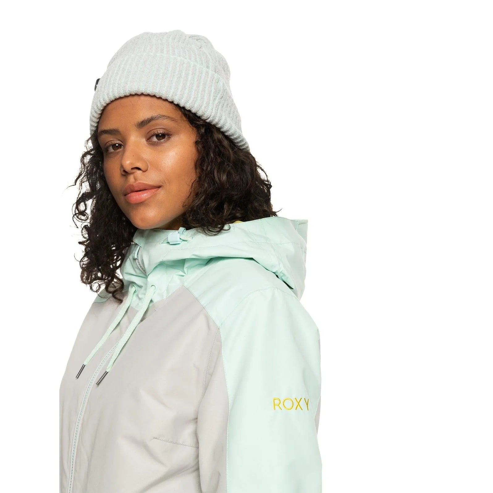 Campera Roxy Snow Ravine Hoodie Gris - Indy