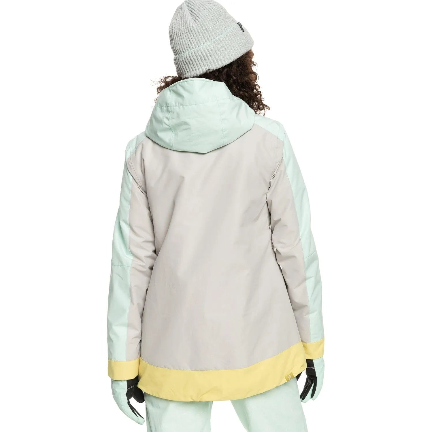 Campera Roxy Snow Ravine Hoodie Gris - Indy