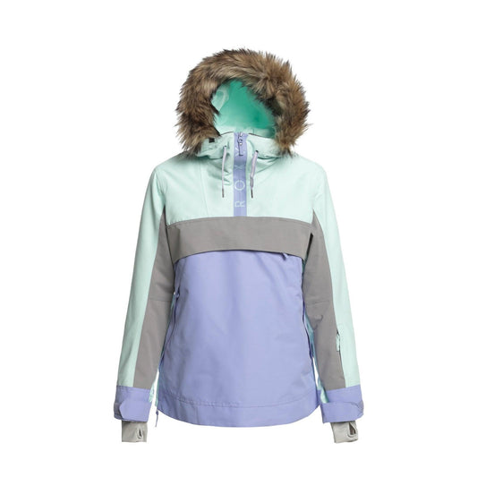Campera Roxy Snow Shelter Anorak Verde Agua - Indy