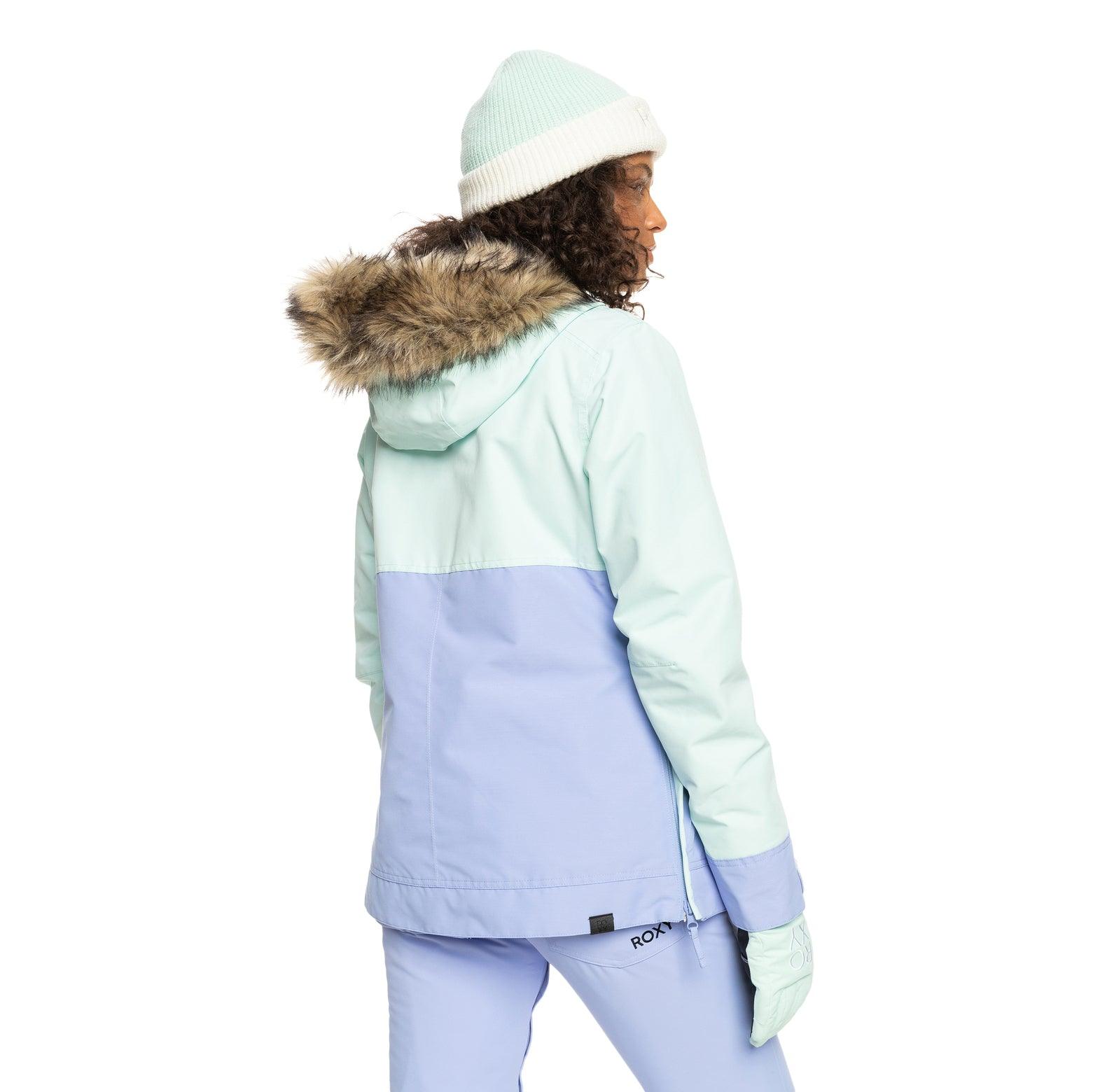 Campera Roxy Snow Shelter Anorak Verde Agua - Indy