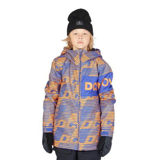 Campera Snow Dc Propaganda Niño Azul Naranja - Indy