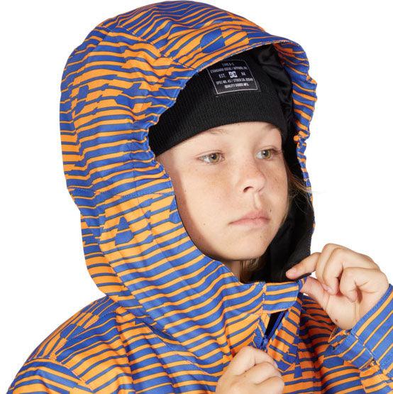 Campera Snow Dc Propaganda Niño Azul Naranja - Indy