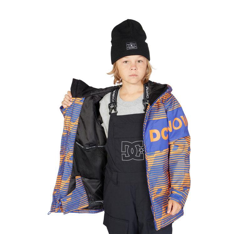 Campera Snow Dc Propaganda Niño Azul Naranja - Indy