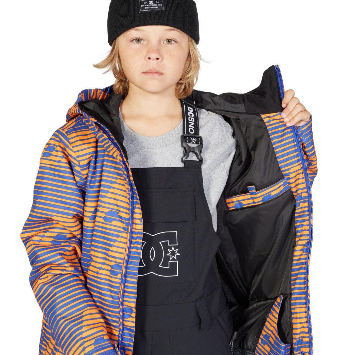 Campera Snow Dc Propaganda Niño Azul Naranja - Indy