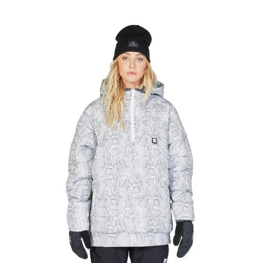 Campera Snow Dc Transition Rev Anorak Mujer Verde Agua - Indy