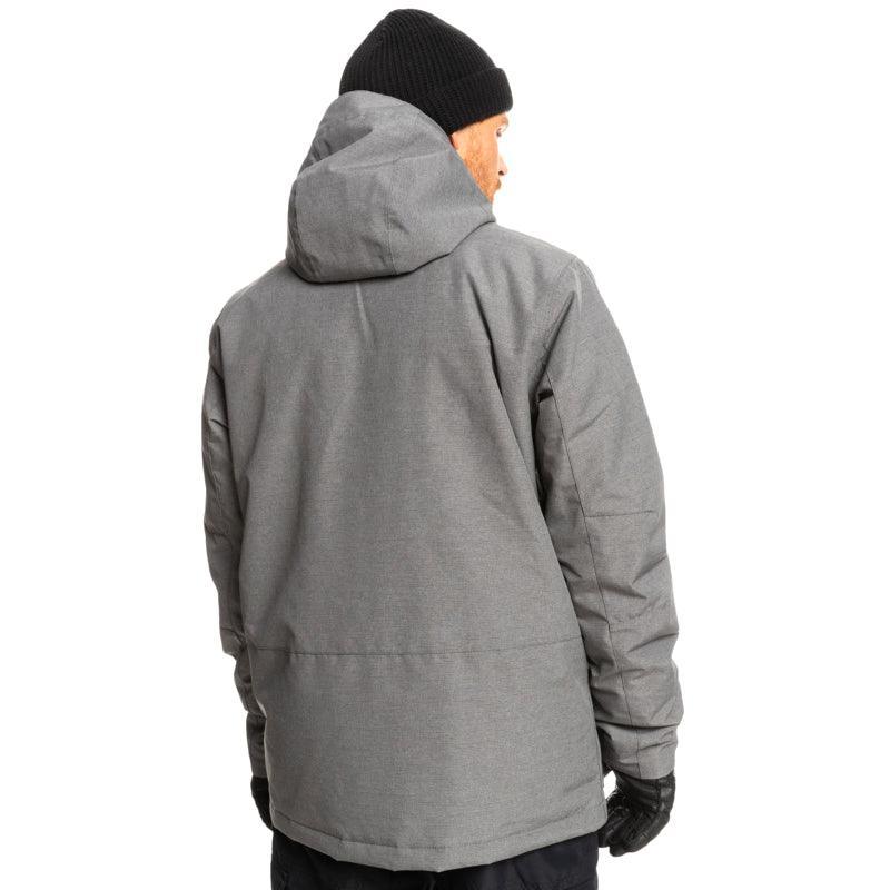 Campera Snow Quiksilver Mission Solid Gris Oscuro - Indy