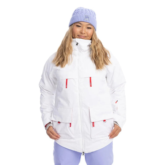 Campera Snow Roxy Chloe Kim Blanco - Indy