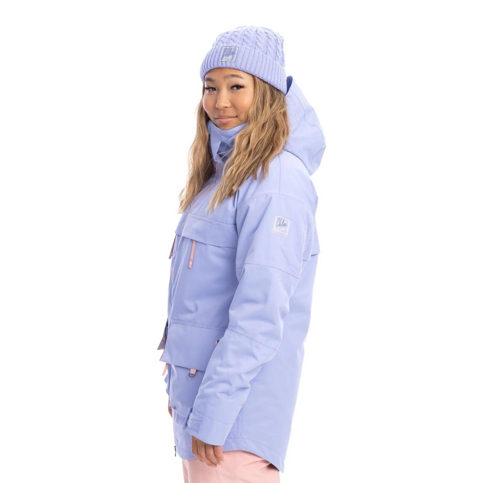 Campera Snow Roxy Chloe Kim Lila Pastel - Indy