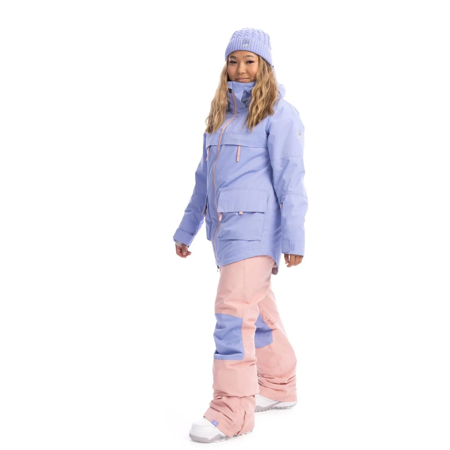Campera Snow Roxy Chloe Kim Lila Pastel - Indy