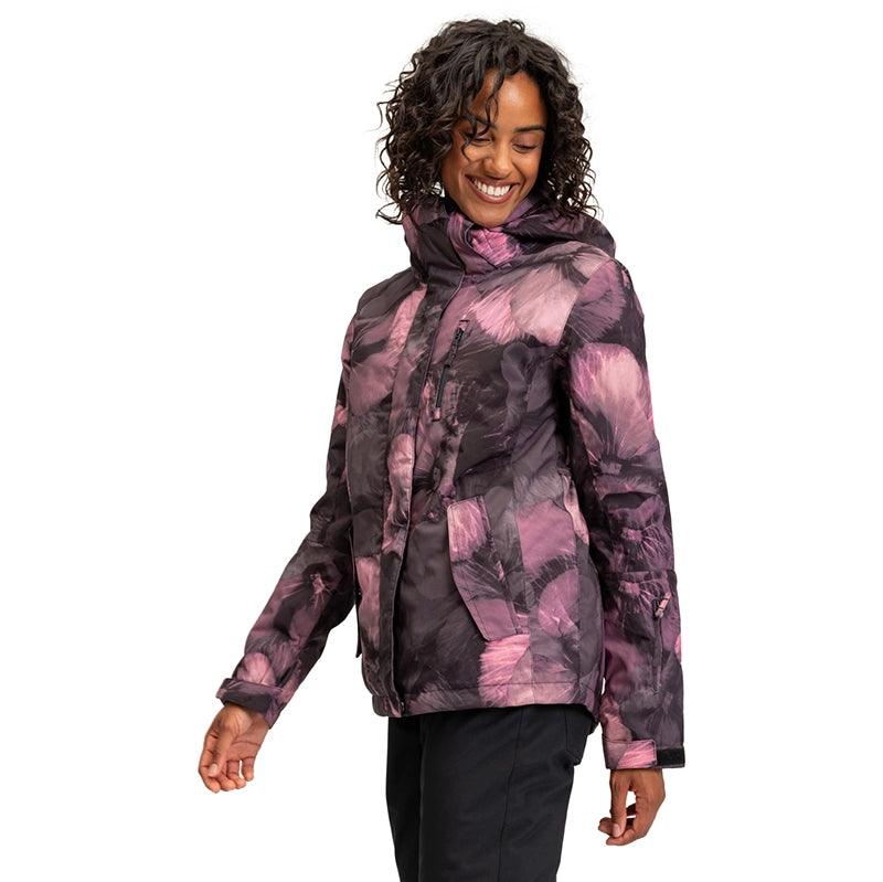 Campera Snow Roxy Jetty Negro Rosa - Indy