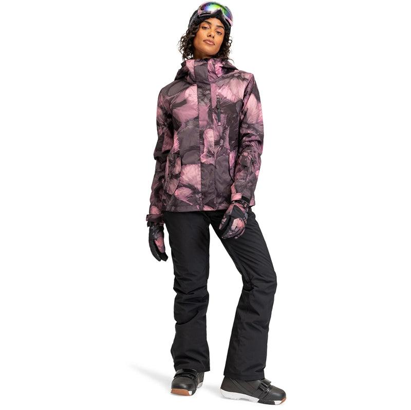 Campera Snow Roxy Jetty Negro Rosa - Indy