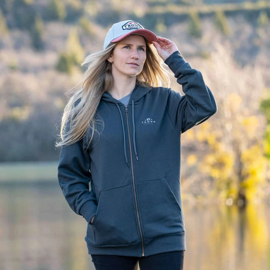 Campera Trown Minimal Gris Oscuro - Indy