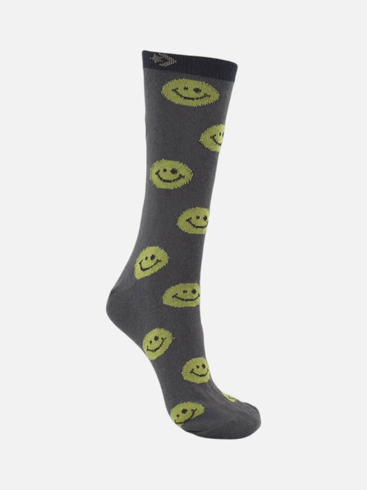 Medias Converse Smiley Gris Oscuro