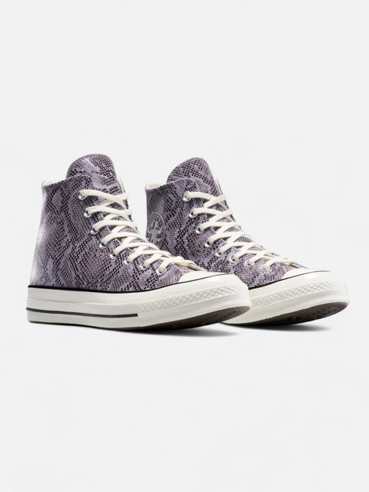 Zapatillas Converse Chuck 70 HI FAUX SNAKESKIN Negro Violeta Print