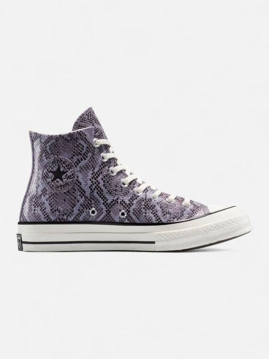 Zapatillas Converse Chuck 70 HI FAUX SNAKESKIN Negro Violeta Print
