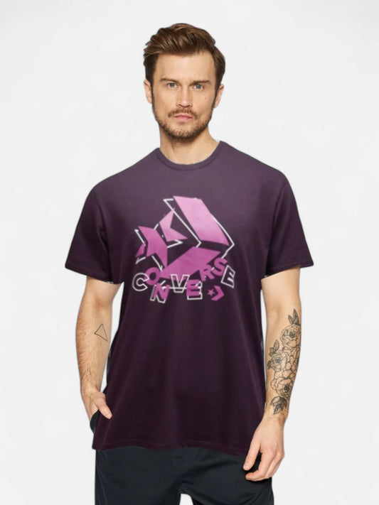 Remera Converse Remix Bordo