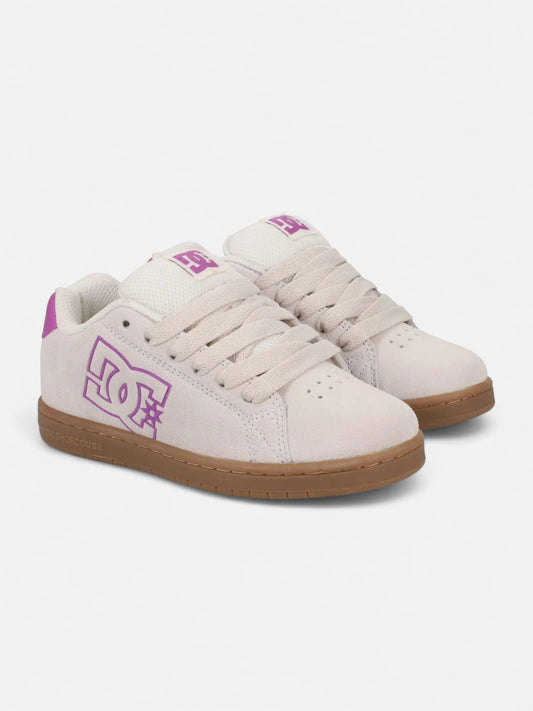 Zapatillas DC Mujer Gaveler SE Beige Violeta