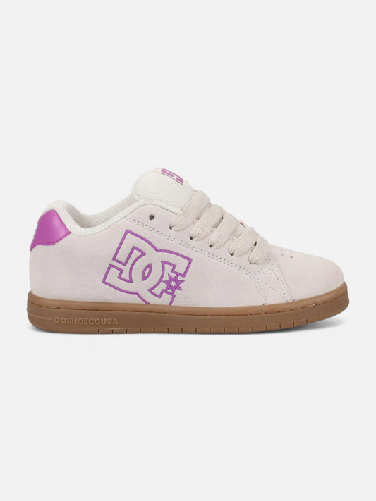 Zapatillas DC Mujer Gaveler SE Beige Violeta