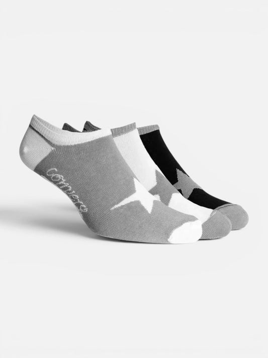 Medias Converse Chuck Taylor Tripack Socks Gri