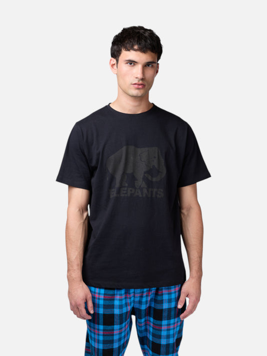 Remera Elepants Negro