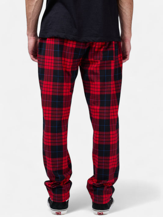 Pantalon Elepants 060 Poplin Negro Rojo