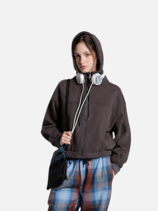 Campera Elepants Cozy Mujer Gris Topo