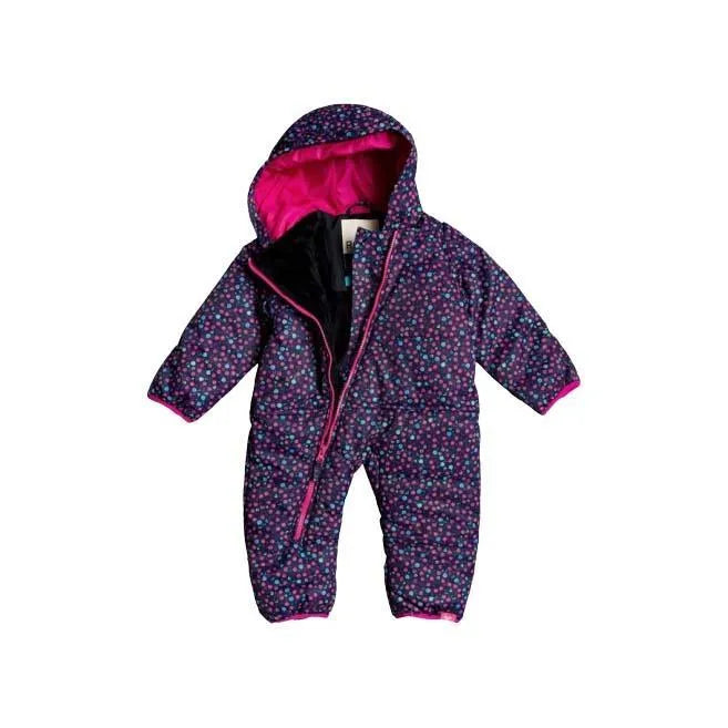 Enterito Roxy Snow Rose Azul Marino Print - Indy