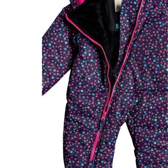 Enterito Roxy Snow Rose Azul Marino Print - Indy