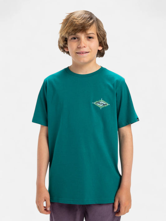 Remera Quiksilver Niño Ev Beach Blast Verde