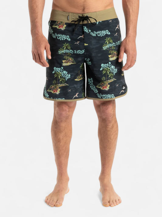 Malla Quiksilver Tb Surfsilk Scallop 18 Negro