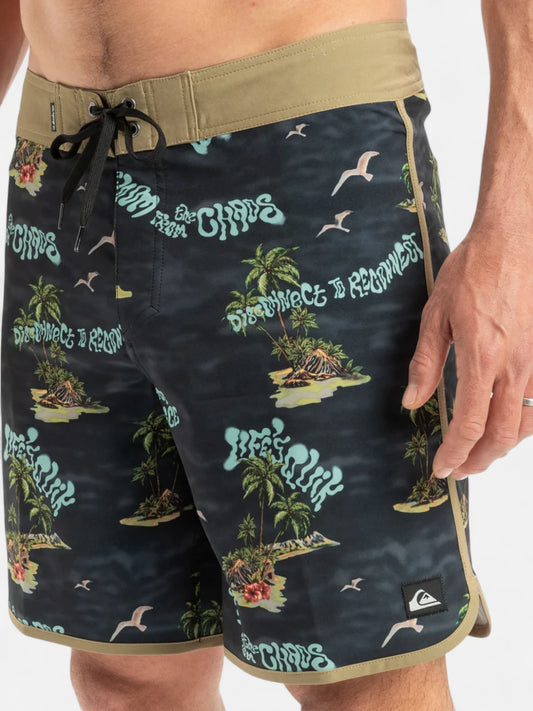Malla Quiksilver Tb Surfsilk Scallop 18 Negro