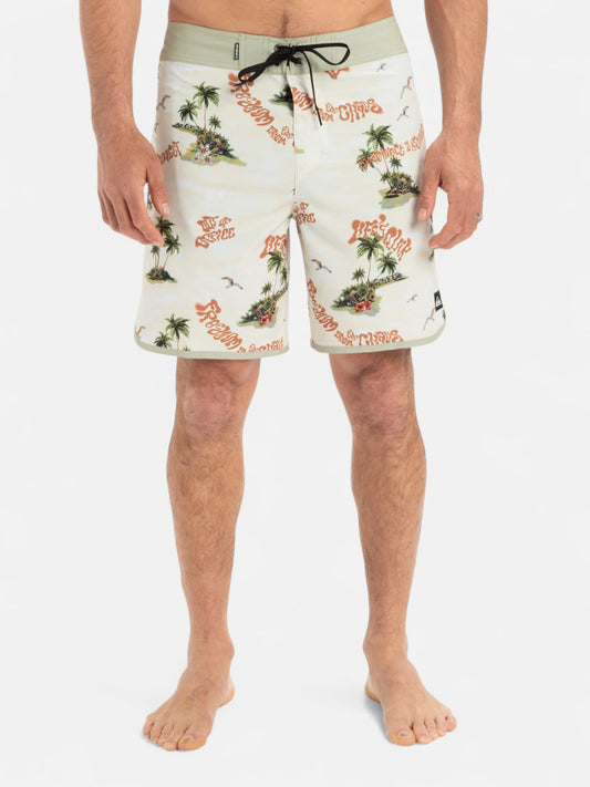 Malla Quiksilver TB Surfsilk Scallop 18 Verde