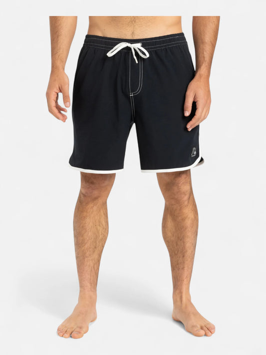 Malla Quiksilver TB Volley Original Scallop 17 Negro