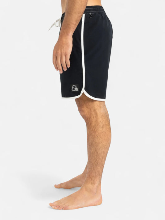 Malla Quiksilver TB Volley Original Scallop 17 Negro