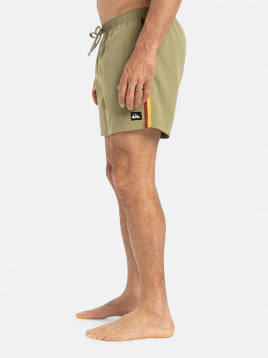 Malla Quiksilver TB Volley Everyday Beach 15 Verde Beige