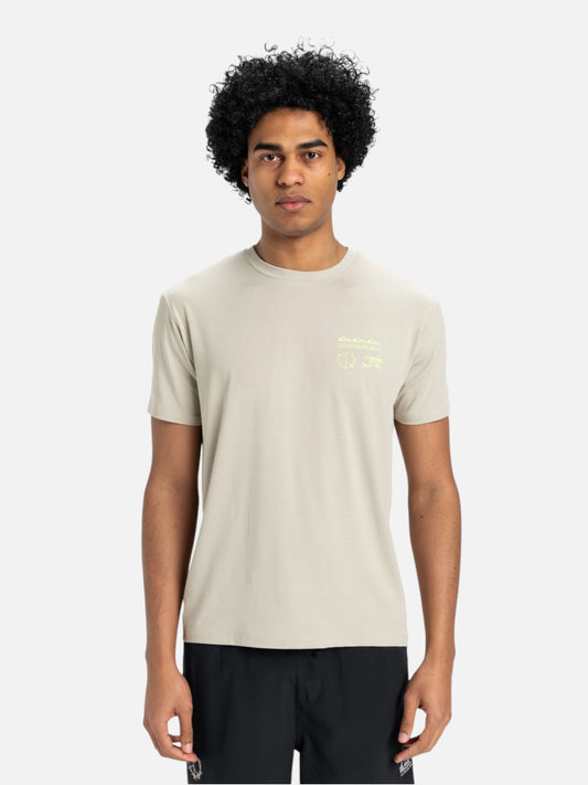 Remera Quiksilver Lap Time Beige